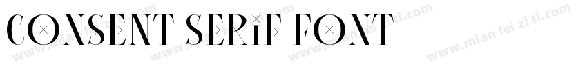 Consent Serif Font字体转换